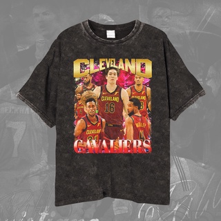 เสื้อยืด ลายบาสเก็ตบอล Nba Cavalier Cavalier Cleveland สําหรับผู้ชาย และผู้หญิงS-5XL