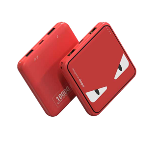 โปรโมชั่น : dopo Power Bank รุ่น A10 mini EyesRed10000 mAh มาตรฐาน มอก. รับประกัน 1 ปี แบตเตอรี่สำรอง พาวเวอร์แบงค์ Power Bank
