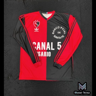 เสื้อกีฬาแขนสั้น พิมพ์ลาย Jersey Newells Old Boys แบบเต็ม สําหรับเด็กผู้ชาย