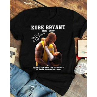 เสื้อยืดผ้าฝ้ายเสื้อยืดลายกราฟฟิก rip kobe bryant giannaL XL  XXL 3XL