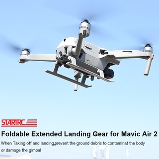 Startrc Mavic Air 2 //Air 2S Landing Gear ชุดอุปกรณ์เสริมเกียร์ลงจอดพับเก็บได้สําหรับ Dji Mavic Air 2 Landing Gear