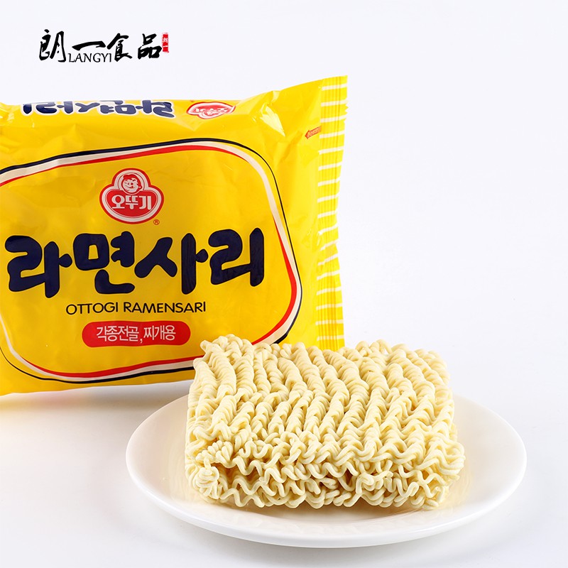 พร้อมส่ง 오뚜기 라면사리 เส้นบะหมี่กึ่งสำเร็จรูปเกาหลี(เส้นเปล่า) Ottogi Ramyeon Noodle 110g