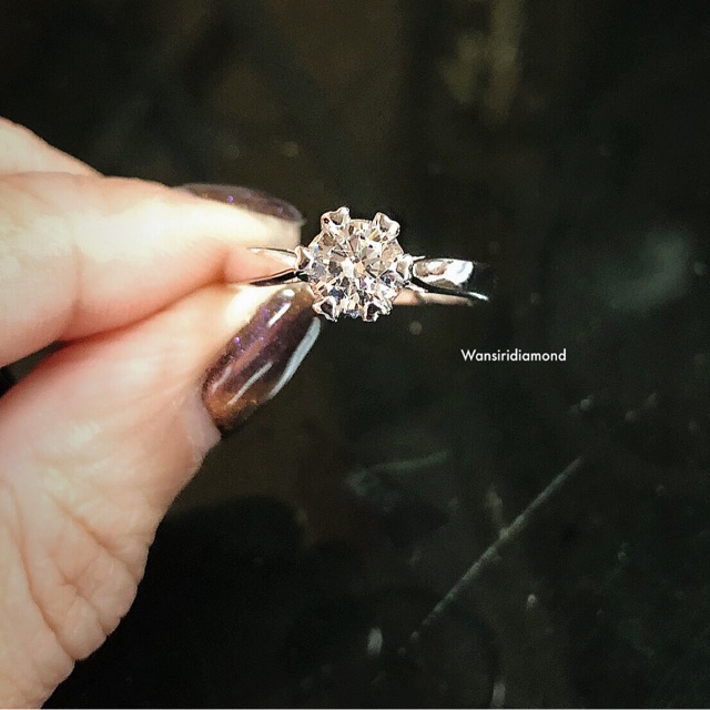 💍แหวนเพชร 30 ตัง (แจ้งไซส์ทางแชท) : เพชรสังเคราะห์เหลี่ยม H&A Cut นำเข้าเพชรเอง โรงงานทำเพชรแท้กว่า30ปี
