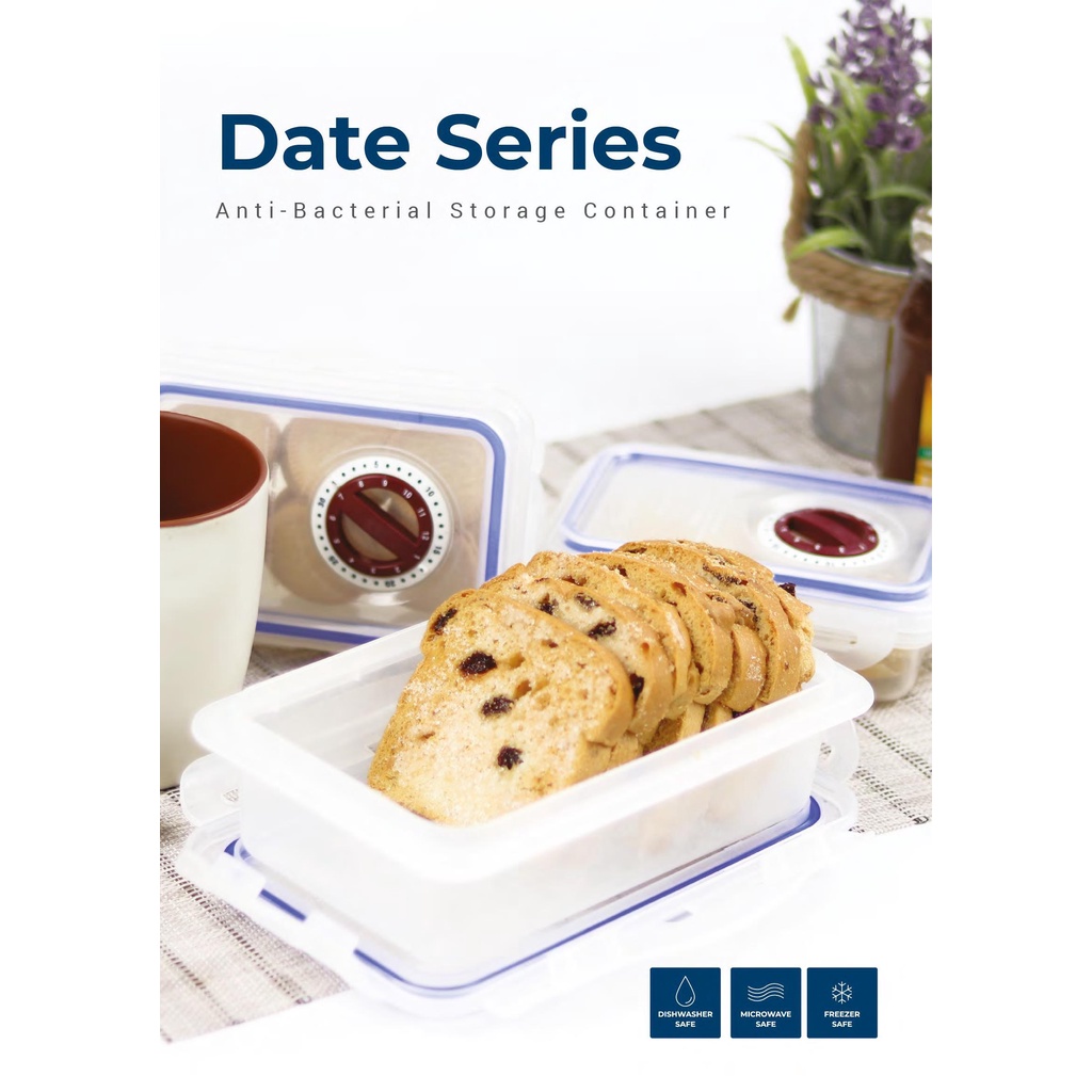 Superlock รุ่น 6025 กล่องถนอมอาหาร รุ่น Date ตั้งเวลาได้ ฝาล็อคสุญญากาศ ขนาด 2500 มล. - รูปที่ 4