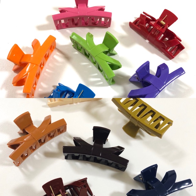 กิ๊บหนีบผม ลายสมอ No.1 ( 6 ชิ้น / แพค ) Hair Claw Hair Clip