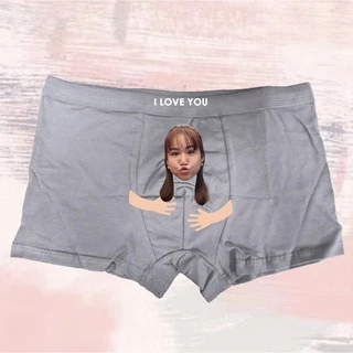 ของขวัญไม่ซ้ำใคร กางเกงในชาย ใส่สบาย สกรีนรูป และ ข้อความ ให้แฟน เพื่อน ของขวัญวาเลนไทน์ กันแฟนเจ้าชู้ ใช้ได้จริง
