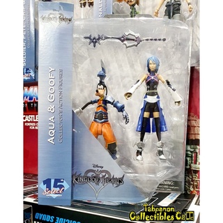 [2018.07] DST Kingdom Hearts Select Series 2 Aqua &amp; Goofy Action Figure Set