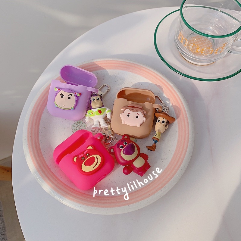เคส Airpods 1/2 Toy story พร้อมพวงกุญแจ