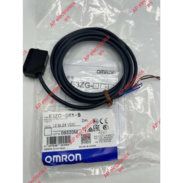 E3ZG-D61-S  NPN open collector12to 24 VDC   2 M 
♥️ ไม่รวมvat
