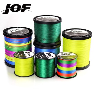 Tali pancing สาย jof ยี่ห้อ1000เมตร-300เมตร9เส้นถักซุปเปอร์แข็งแกร่งญี่ปุ่น M ultifilament 100% PE สายถัก24LB T