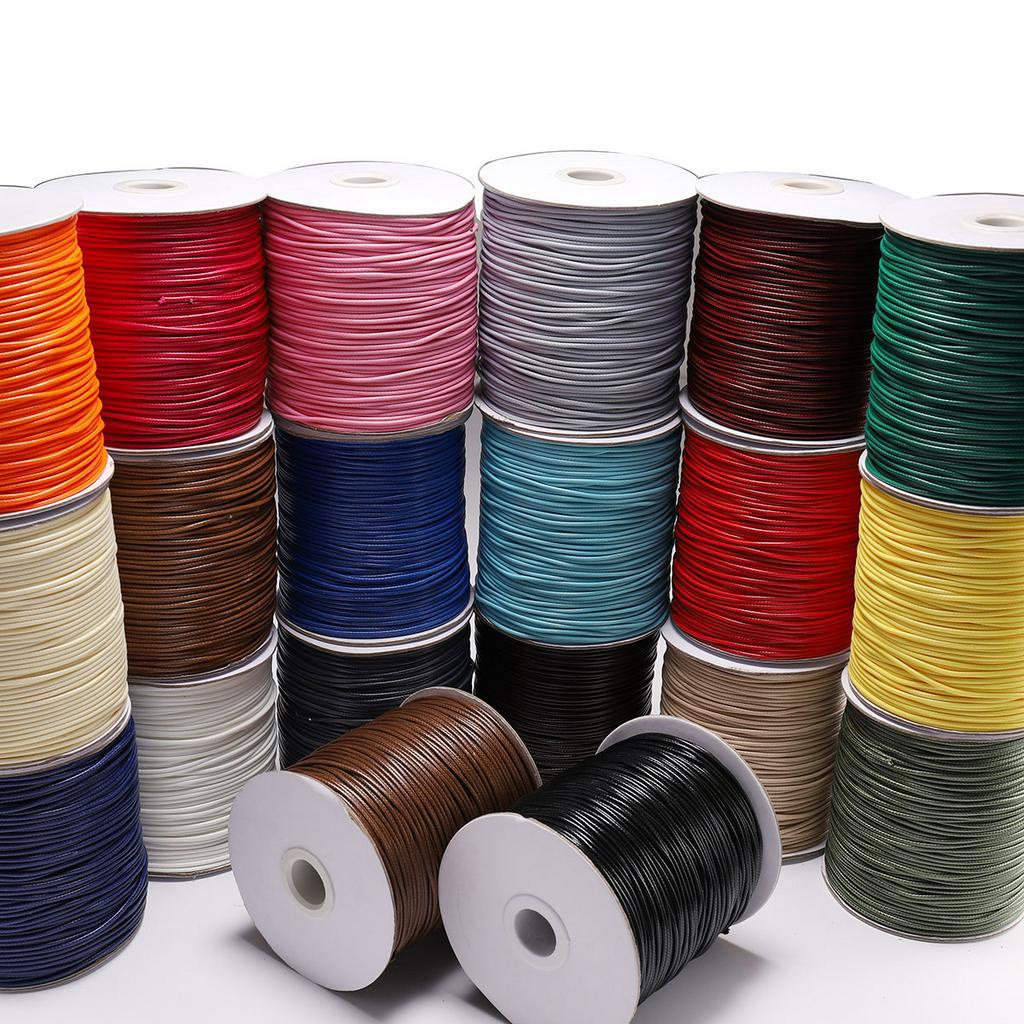 ด้ายผ้าฝ้ายสําหรับทําเครื่องประดับ Diy ( 10 เมตร / ล็อต 22 สี )