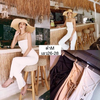 350฿โล๊ะของย้ายคอนโดสีดำมือ1 ห้อยป้าย Size:M เอว26-28/สพ.36-38