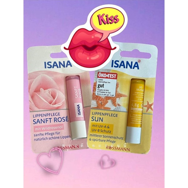 ISANA Lippenpflege ลิปมันยอดนิยม