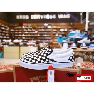 รองเท้าผ้าใบแวนสลิปออน VansSilpon VansOldSkool 📌 แวนตาราง รองเท้าผ้าใบแวน รองเท้าผ้าใบ Shoeholic