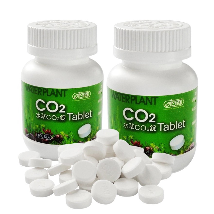 Ista Co2 Tablet 100 เม็ด คาร์บอนไดออกไซด์ คาร์บอนเม็ด สำหรับตู้เลี้ยงไม้น้ำ