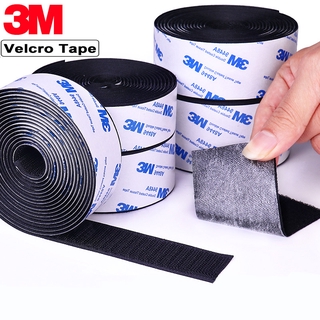 ความยาว 1 เมตร Strong Self adhesive Hook or Loop Fastener Tape สติกเกอร์ไนลอน velcros กาว 3M กาวสำหรับ DIY