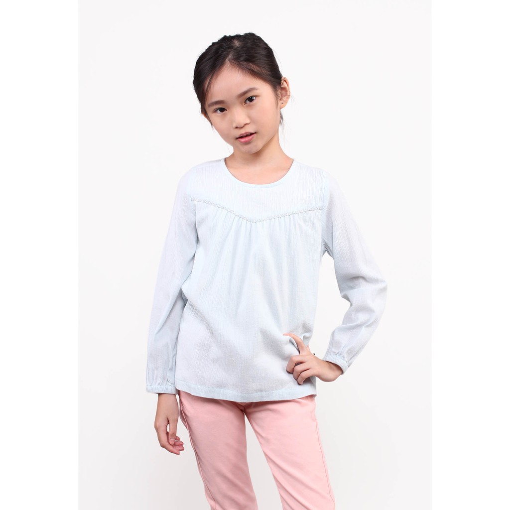 Soda Kids เสื้อเชิ้ตแขนยาวลําลองธรรมดา KGA01346-A091804