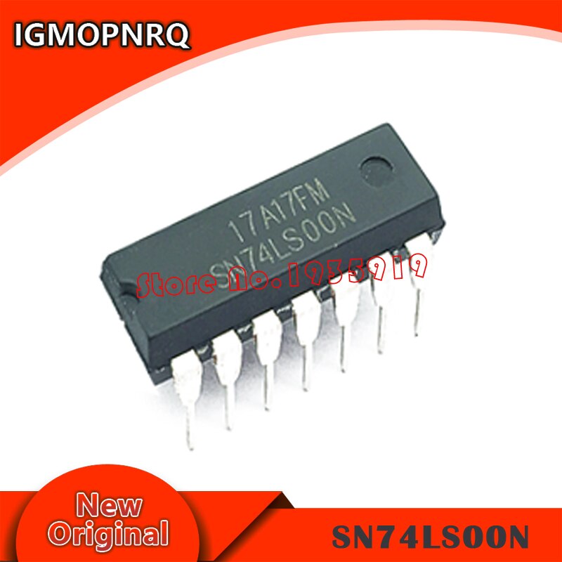 10PCS SN74LS00N 74LS00 SN74LS00 DIP-14 ใหม่และ IC