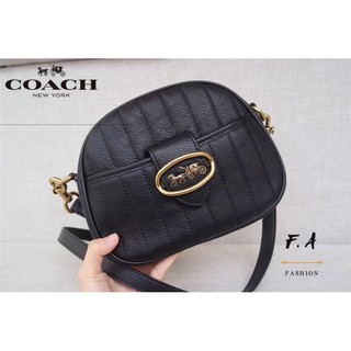 F.A (ของแท้ 100%) coach 88481 ใหม่ KAT ซีรีส์กระเป๋าสะพายผู้หญิงกระเป๋าสะพายข้างกระเป๋ากล้องแฟชั่นที่เข้ากันได้ทั้งหมด