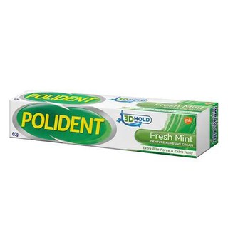 Polident Fresh MInt โพลิเดนท์ ครีมติดฟันปลอม 60 กรัม 1 หลอด (03619)