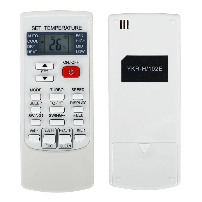 เครื่องปรับอากาศรีโมทคอนโทรล YKR-H/102E เปลี่ยนสําหรับ AUX AUXIA AC Remote YKR-H/002E YKR-H/006E YKR
