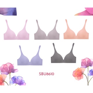 Sabina เสื้อชั้นใน Seamless Fit  (มีโครงอ่อน) รุ่น Pretty Perfect รหัส SBU8610
