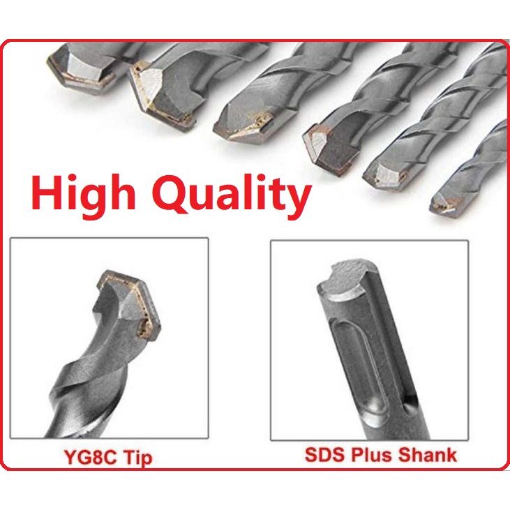 Round shank Electric Hammer Drill bit high-quality alloy drill bit impact drill bit