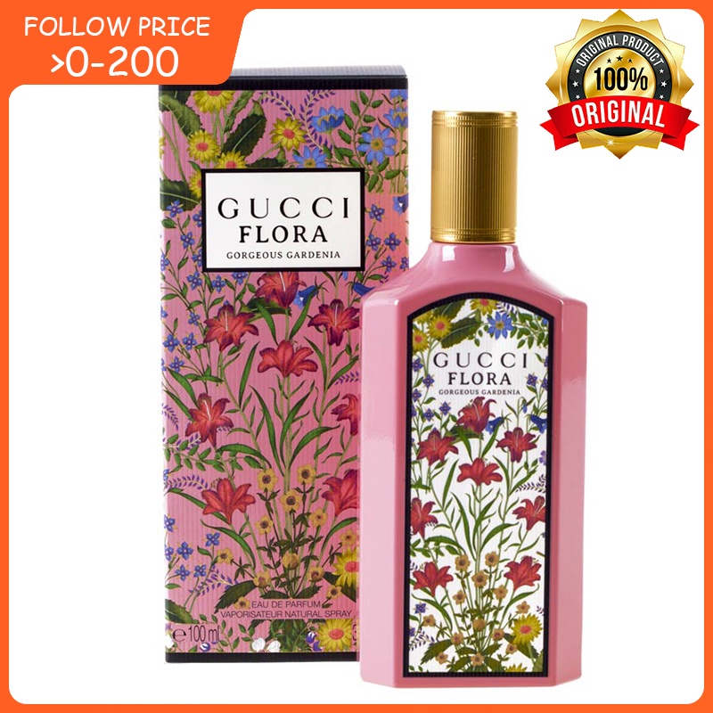 พร้อมส่ง Gucci Flora Gorgeous Gardenia EDP (2021) Women's Perfume น้ำหอมผู้หญิง 100ML แท้