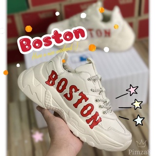 🔥รองเท้าผ้าใบผู้ชาย🔥 ผู้หญิง MLB Boston ของผู้หญิงและของผู้ชาย📣📣