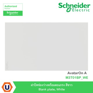 Schneider ฝาปิดช่องว่างพร้อมตะแกรง สีขาว Blank plate, white รุ่น AvatarOn A : M3T01BP_WE สั่งซื้อได้ที่ร้าน Ucanbuys