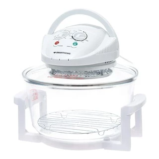 SMART HOME สมาร์ทโฮม หม้ออบหลอดฮาโลเจน หม้ออบไร้น้ำมัน หม้ออบลมร้อน 12 ลิตร รุ่น MV009 (White)