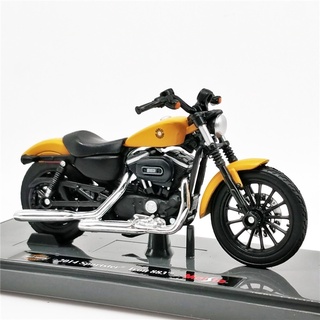 รถมอเตอร์ไซค์ 1:18 2014 Sportster lron 883  (Harley-Davidson] [Maisto]