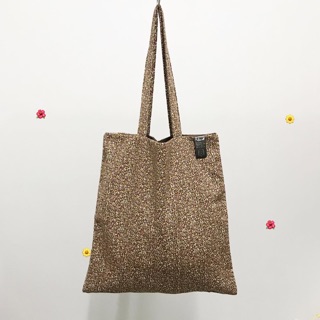 Tote bag🍂 Brown little bloom by Adam.warehouse