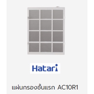 แผ่นกรองด้านหลังชั้นแรก ฝาหลัง พัดลมไอเย็น ฮาตาริ แท้ รุ่น AC10R1