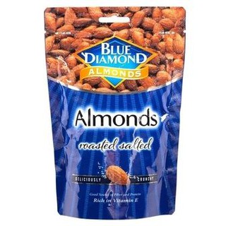 Blue Diamond Almonds Roasted Salted 400g บลูไดมอนด์ อัลมอนด์อบเกลือ 400 กรัม