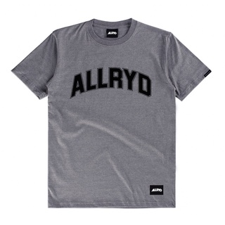 Casual Allryd Gray Cotton Tee T-SHIRT