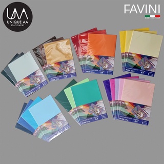 FAVINI Prisma กระดาษวาดเขียน 100 ปอนด์สี A4 220 แกรม (แพ็ค 10 แผ่น)