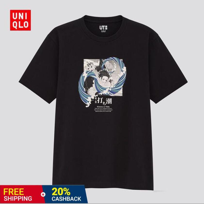 เวลาจํากัด real shot Uniqlo ชาย/หญิง (UT) เสื้อยืดพิมพ์ลาย MANGA (แขนสั้น) (ซีรีส์ devil killer) เสื