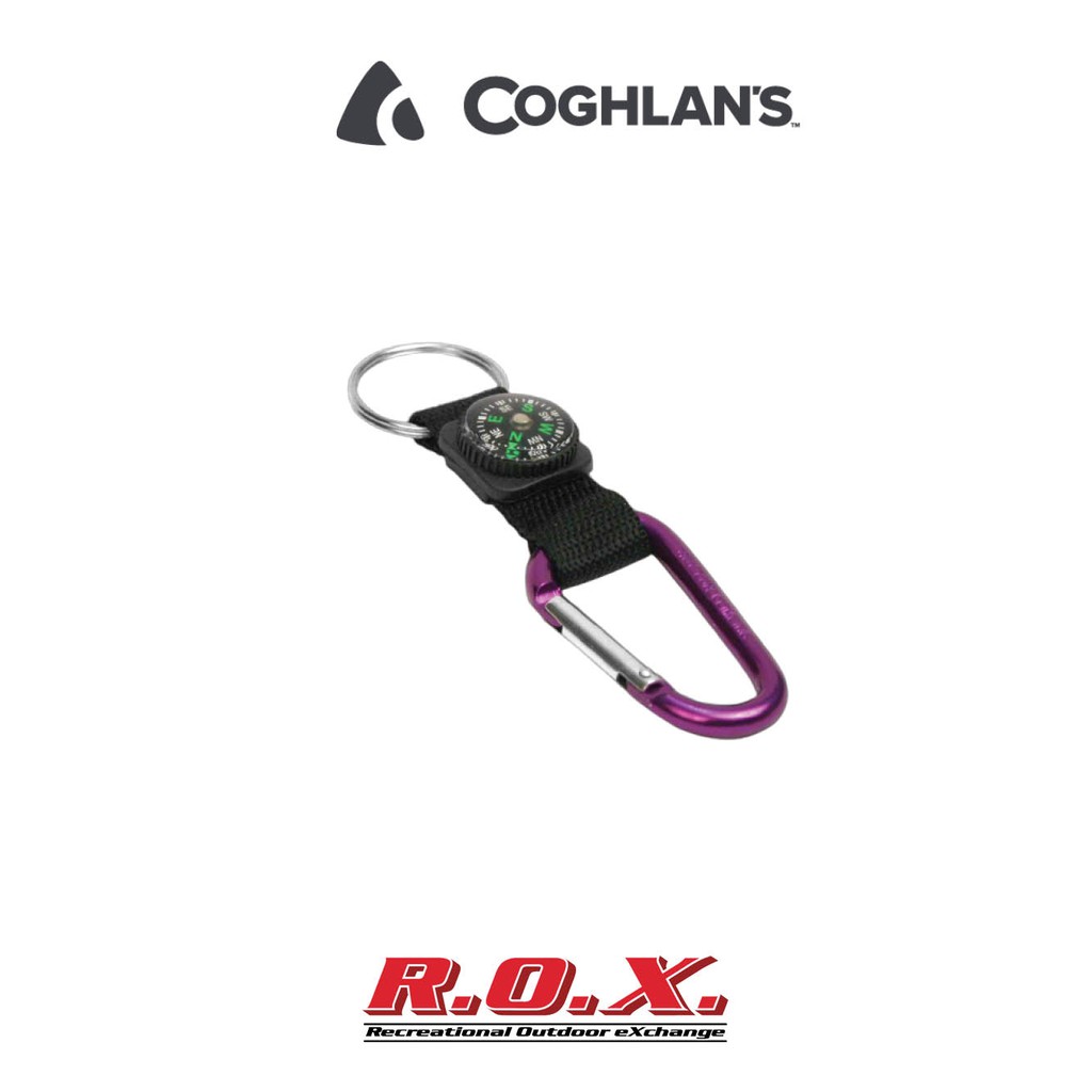 Coghlans Biner With Compass and Key Ring 