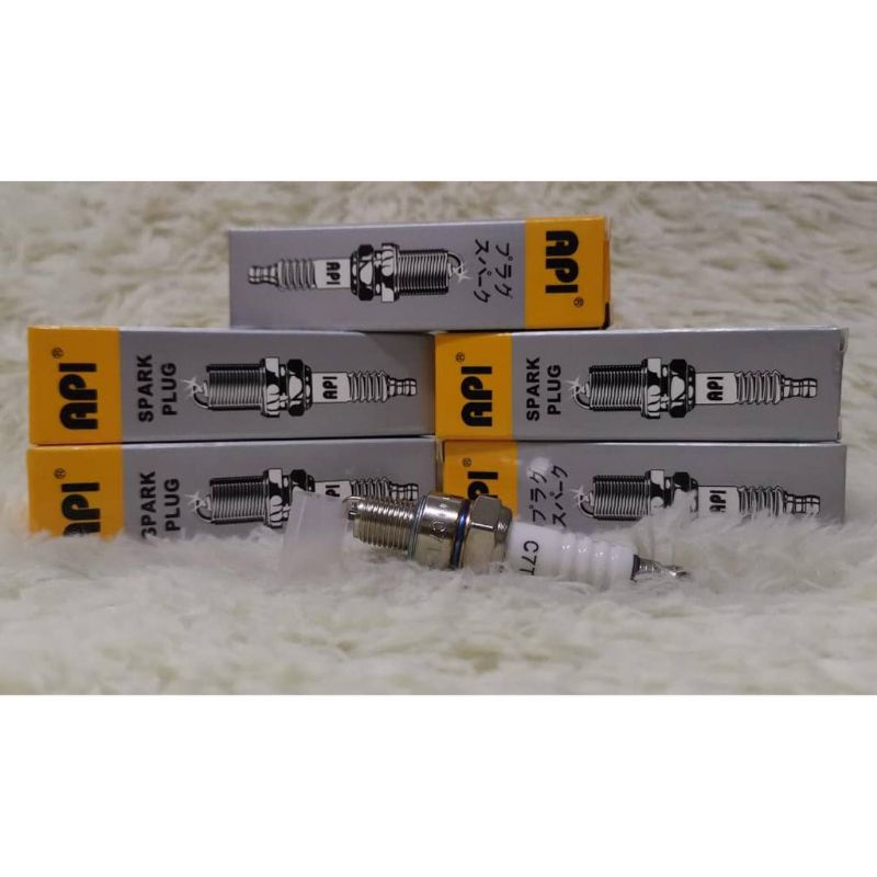 2 ชิ้น SPARK PLUG bm6a bp7hs b8es c6hsa rxz ex5 kiriss lagenda y110ss y100 wave y125zr srl110 ego sy
