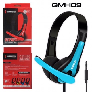 หูฟังครอบหู Gearmaster รุ่น GMH-09 ช้เพื่อฟังเพลง/สนทนาทางอินเตอร์เน็ตจากเครื่องคอมพิวเตอร์ โน๊ตบุ๊ค ✨