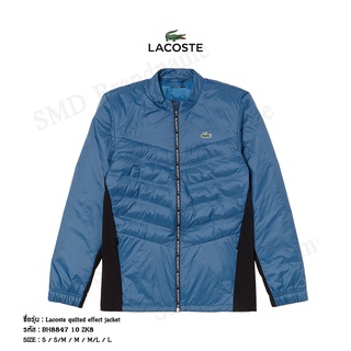 Lacoste เสื้อแจ็คเก็ต รุ่น Lacoste quilted effect jacket Code: BH8847 10 ZK8