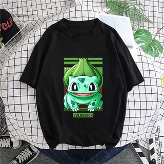 ▽☞เสื้อยืดผู้หญิงผู้ชาย BAJU WANITA LELAKI POKEMON วิดีโอเกม T เสื้อราคาถูกผู้หญิงเสื้อยืดผ้าฝ้ายขนาดใหญ่คู่ PLUS ขนาด เ