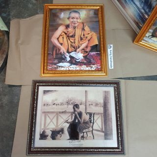 (ได้2บาน)กรอบรูปกระจก หลวงพ่อคูณ ภาพมงคล ติดบ้าน แต่งร้านค้า ของขวัญ ที่ระลึก งานขึ้นบ้านใหม่ เปิดร้านใหม่