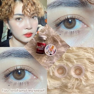 คอนแทคเลนส์ (มินิ) ตาหวาน 💖 Peony gray brown 💖 สีนวลละมุน Lovelyplus ใส่แล้วหวานธรรมชาติ ไม่หลอกตา เลนส์เกาหลีแท้ 🇰🇷