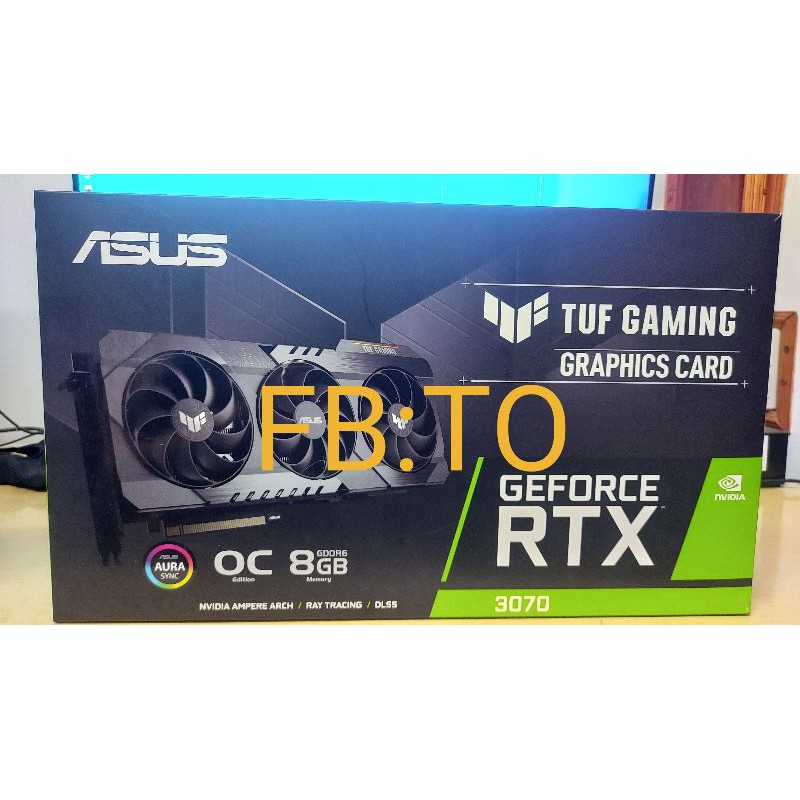 (การ์ดจอมือสอง) RTX 3070 OC 8GB ASUS TUF Gaming