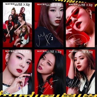 Maybelline X ITZY PHOTOCARD พร้อมลายเซ็น