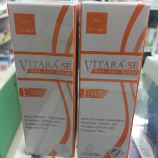 Vitara Se gel for scar 15 กรัม เจลรักษาแผลเป็น เข้มข้นกว่าวิตามินอี 60 เท่า