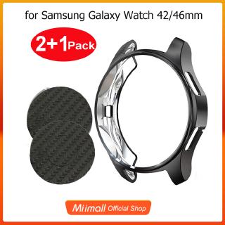 เคสและฟิล์ม สำหรับSamsung Galaxy Watch 42mm/46mm คุณภาพสูง เคสบาง สำหรับ Galaxy Watch 42mm/46mm