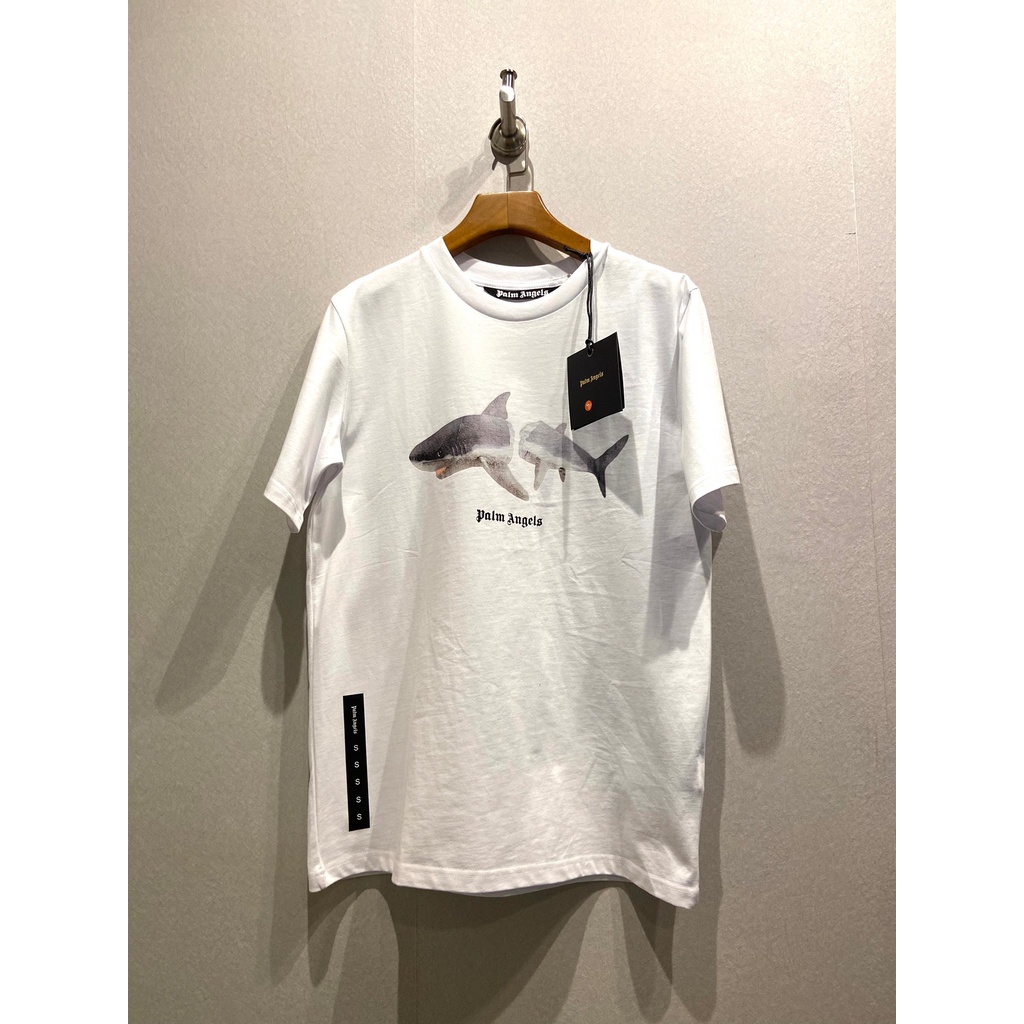 ❤️พร้อมส่ง❤️เสื้อยืด Palm Angels Shark print T-shirt การันตีความเหมือนที่สุดให้เลยถ่ายสดจากสินค้าจริง Size S - XL